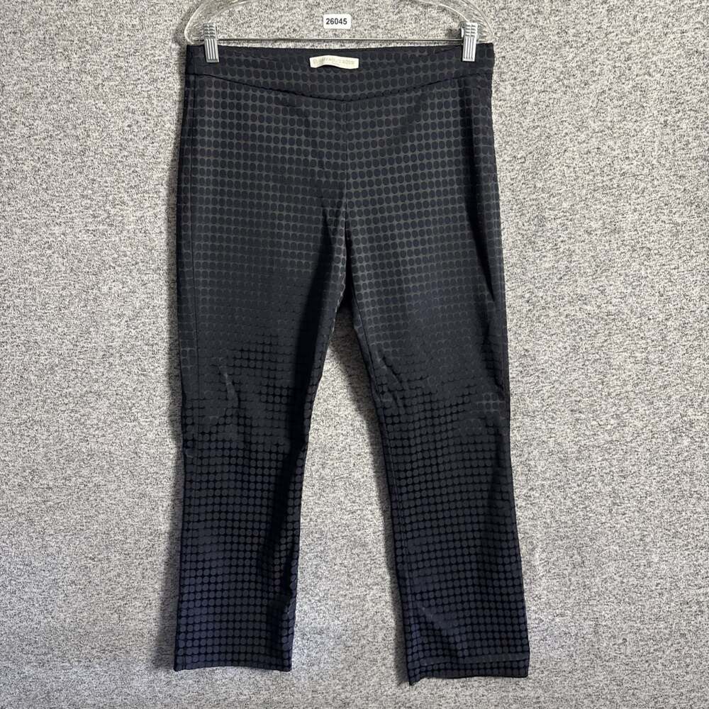 Raffaello Rossi Women's 40 Polka Dot Macy 7/8 Subtle Flare Side Zip Crop Pants